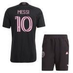Günstige Fußballtrikots Inter Miami CF Messi 10 Kinder Auswärtstrikot 2024-25 Kurzarm